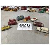 8 Lesney Toy Cars and Trucks