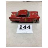 Vintage Tin Fire Chief Car
