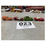 4 Lesney Matchbox Series toy cars# 34, 7, 1, &