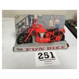 Fonz motorcycle in original package. Gay Toys