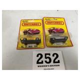 2 unopened matchbox cars from 1980