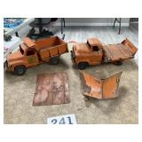 Buddy L Highway Maintenance Trucks and Snow Plow