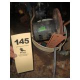 Lot: copper tubing, motor, metal