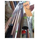 Lot: Copper pipe up to 21