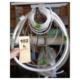 Insulated copper pipe, plastic pipe, up to 20