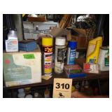 Shelf: hardwood floor cleaner, auto care