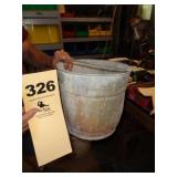 Galvanized pail