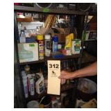 Four-ledge metal shelf