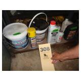Shelf: vinyl adhesive, auto care products