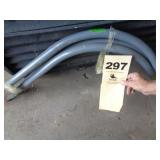 Bent PVC piping