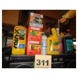 Shelf: auto care products