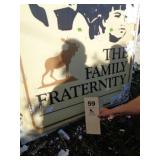 "Moose, The Family Fraternity" panel sign, 4
