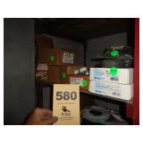 Shelf: brass plumbing, inventory