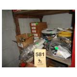 Shelf: brass plumbing, inventory