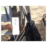 Coil of 1 1/2" plastic pipe