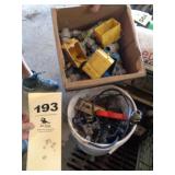 Two lots: PVC fittings, electrical