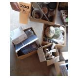 Three lots: PVC, plumbing, hardware