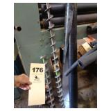 Furance augers, black matte roll
