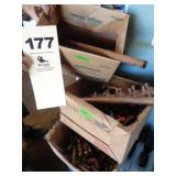 Three lots: copper/brass