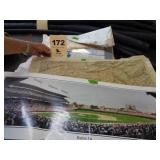 Map, posters, Wrigley Field photo