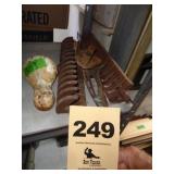 Cast grates, stove tools