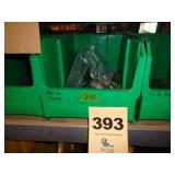 Three bins: pipe fittings