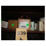 Shelf: pressure switches, thermostat, inventory