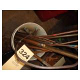 Bucket of copper