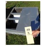 Curb adapter air duct for roof