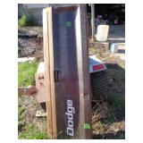 Dodge pickup tailgate, 22" x 67" (as found)