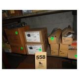 Shelf: pump switches, brass fittings