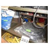 Shelf: sump pump hose, concrete for flooring