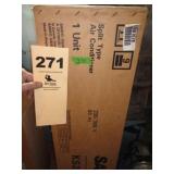Sanyo split style air conditioner unit, in box