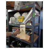 Five-ledge metal shelf