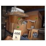 Shelf: wire nuts, inventory, hardware