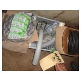 Three lots: 12/2 ground wire, conduit