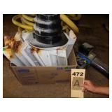 Oil furnace gun, register vents