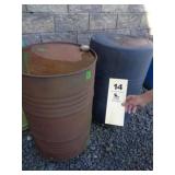 Metal, plastic barrels