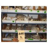 Four shelves: PVC, brass, copper fittings