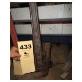 Rigid 48" pipe wrench