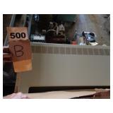Radiant baseboard heater