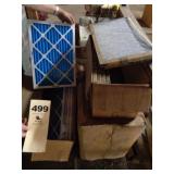 Lot: furnace filters (many sizes)