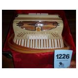 Castigilone Italian-made accordion with case, #703