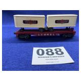 Lionell, 6430 trailer car with 10 Cooper Jarrett