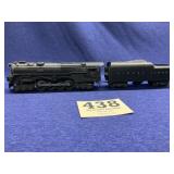 Lionel Steam Engine 671 w/ PRR Keystone w/ 2046W