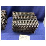 30pc Lionel O27 3 Rail Straight Train Track