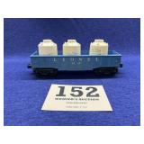 Lionel 6112 Car w/ 3 Air Activated Containers