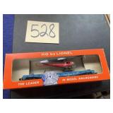 HO by Lionel operating helicopter launching car