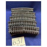 30 Pc Lionel Curved O27 3 Rail Track Wired