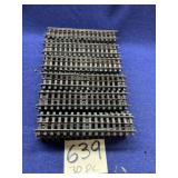 30pc Lionel O27 3 Rail Straight Train Track